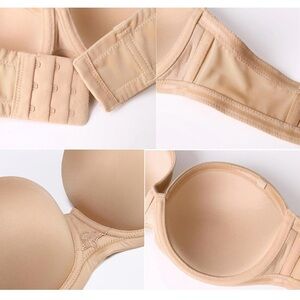 Adjustable Strapless Nude Bra
